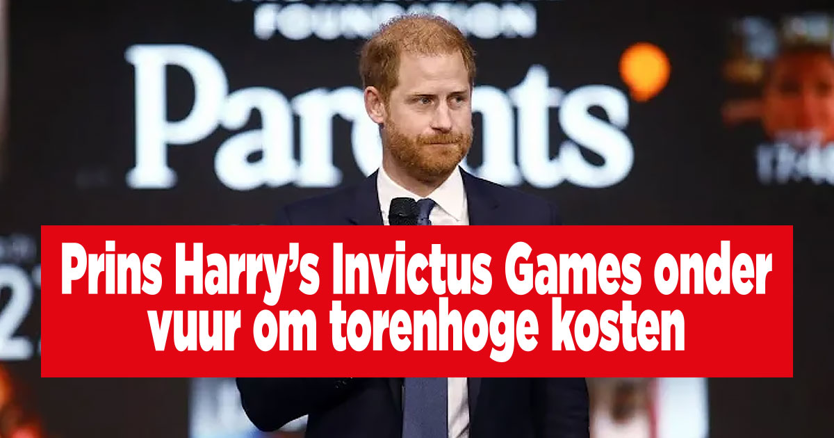 Prins Harry’s Invictus Games onder vuur om torenhoge kosten