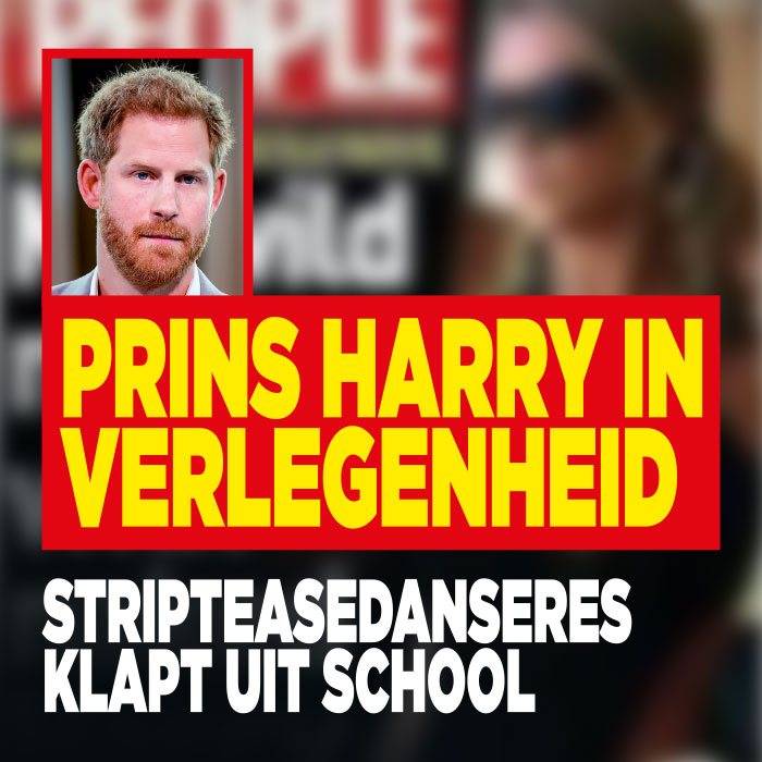 Prins Harry in verlegenheid: stripteasedanseres klapt uit de school