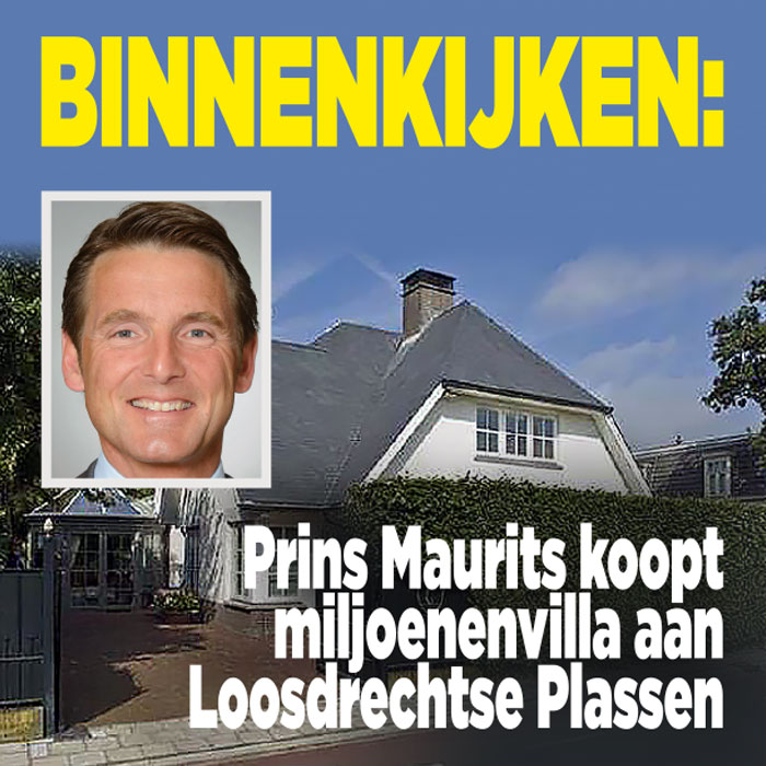 Prins Maurits koopt kapitale villa