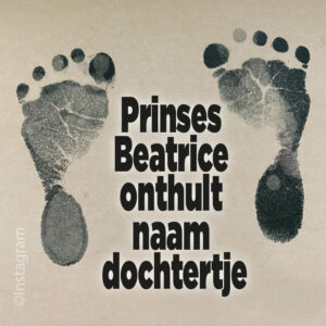 Prinses Beatrice onthult naam dochtertje