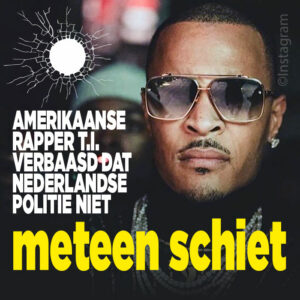 Amerikaanse rapper T.I. verbaasd dat Nederlandse politie niet meteen schiet