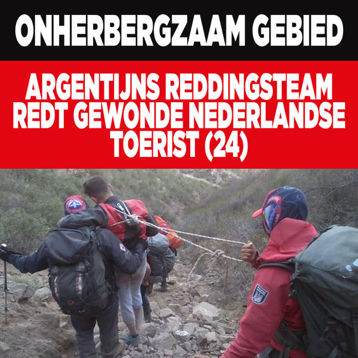 Argentijns reddingsteam redt gewonde Nederlandse toerist (24): &#8216;Onherbergzaam gebied&#8217;