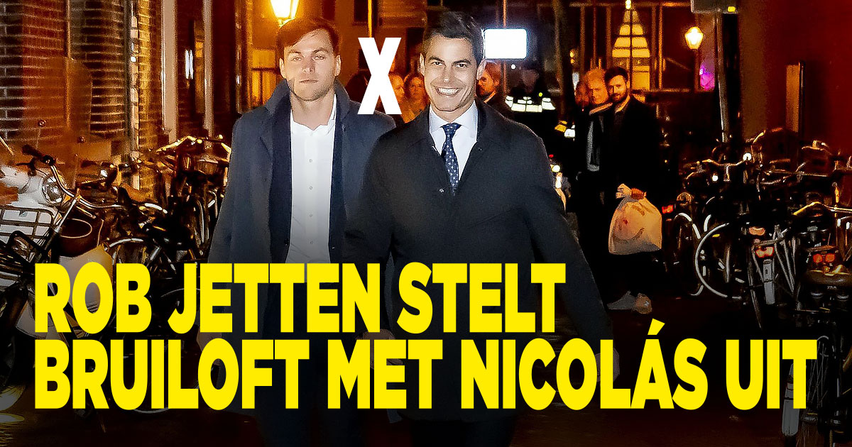 Rob Jetten stelt bruiloft met Nicolás uit