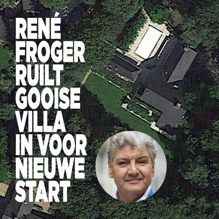 René Froger verlaat Gooise villa