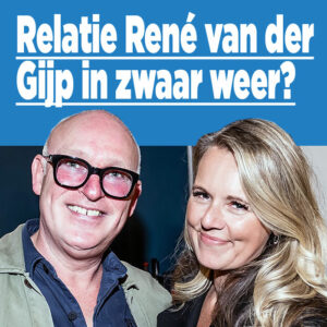 Relatie René van der Gijp in zwaar weer?