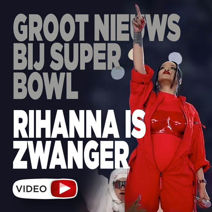 Groot nieuws van Rihanna bij Super Bowl