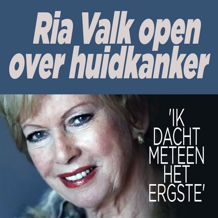Ria Valk open over huidkanker