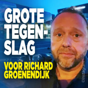 Grote tegenslag voor Richard Groenendijk