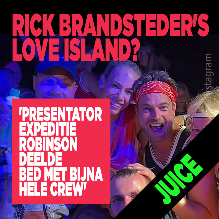 Rick Brandsteder feest erop los bij Expeditie Robinson|