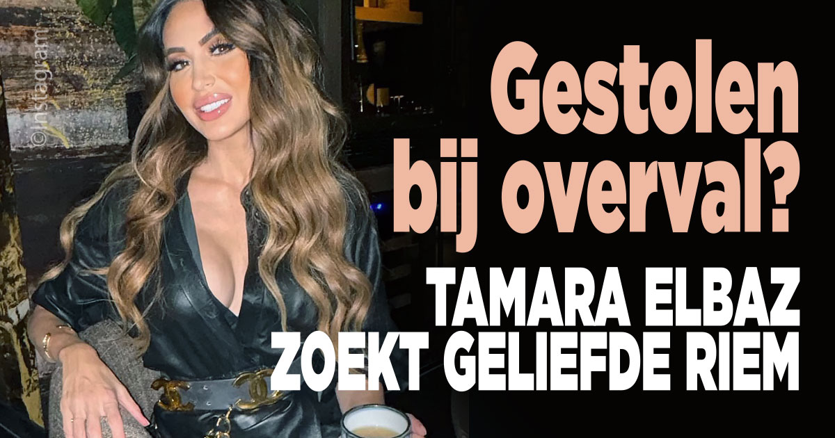 Tamara zoekt gestolen riem