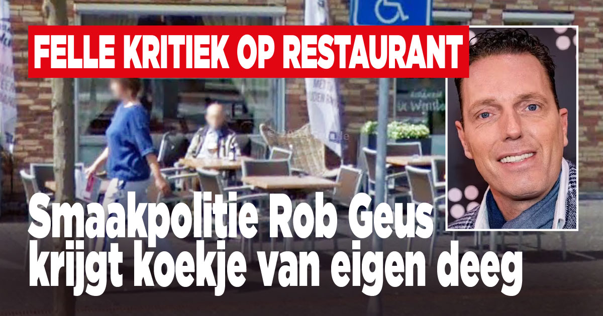 Rob krijgt stevige kritiek