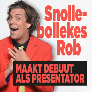 Snollebollekes Rob maakt debuut als presentator
