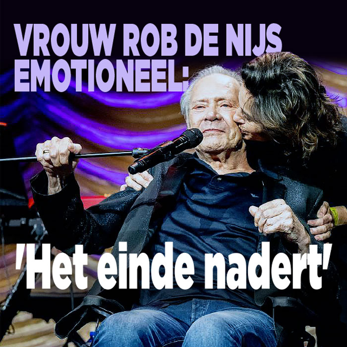 Vrouw Rob de Nijs emotioneel: &#8216;Het einde nadert&#8217;