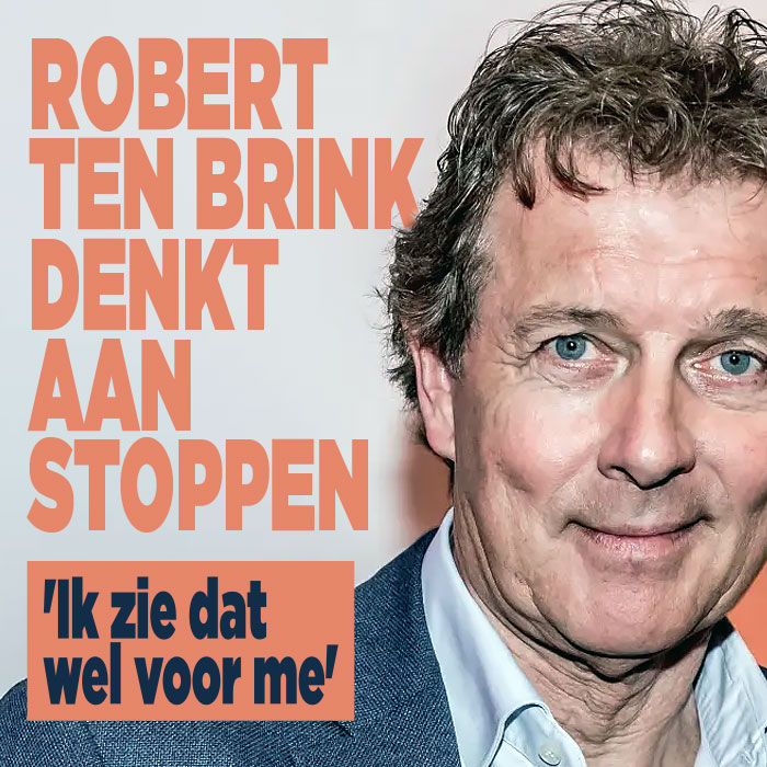Robert ten Brink denkt aan stoppen: &#8216;Ik zie dat wel voor me&#8217;