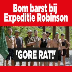 Bom barst bij Expeditie Robinson: &#8216;Gore rat!&#8217;