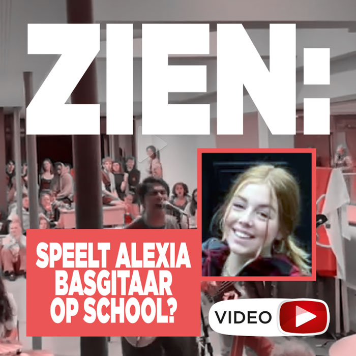 ZIEN: Speelt Alexia basgitaar op school?
