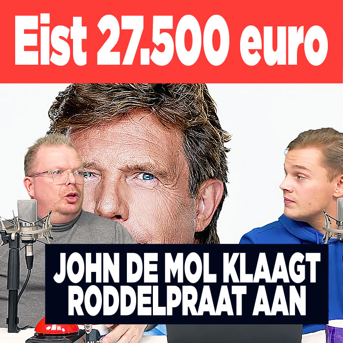 John de Mol eist 27.500 euro van Roddelpraat