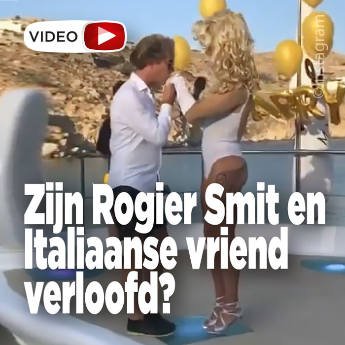 Zijn Rogier Smit en Italiaanse vriend verloofd?