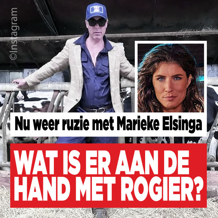 Rogiers Smit heeft ruzie met Marieke Elsinga