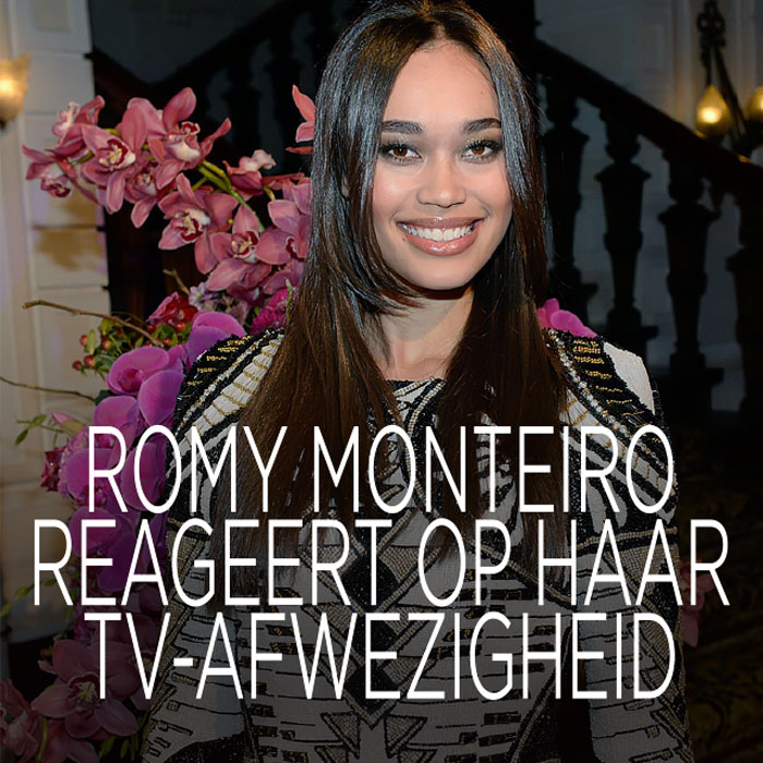 Romy Monteiro reageert op haar tv-afwezigheid