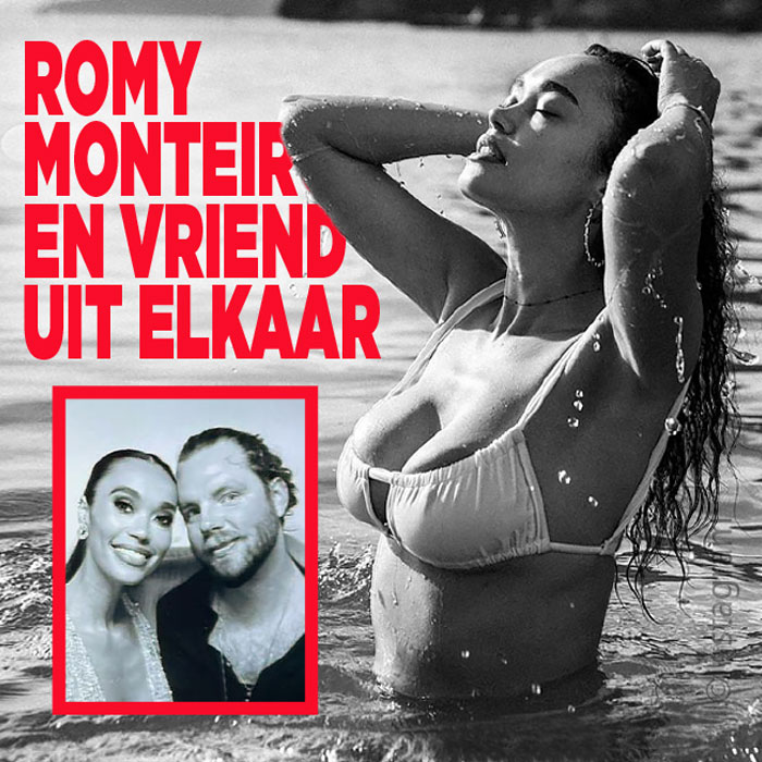 Romy Monteiro en vriend uit elkaar