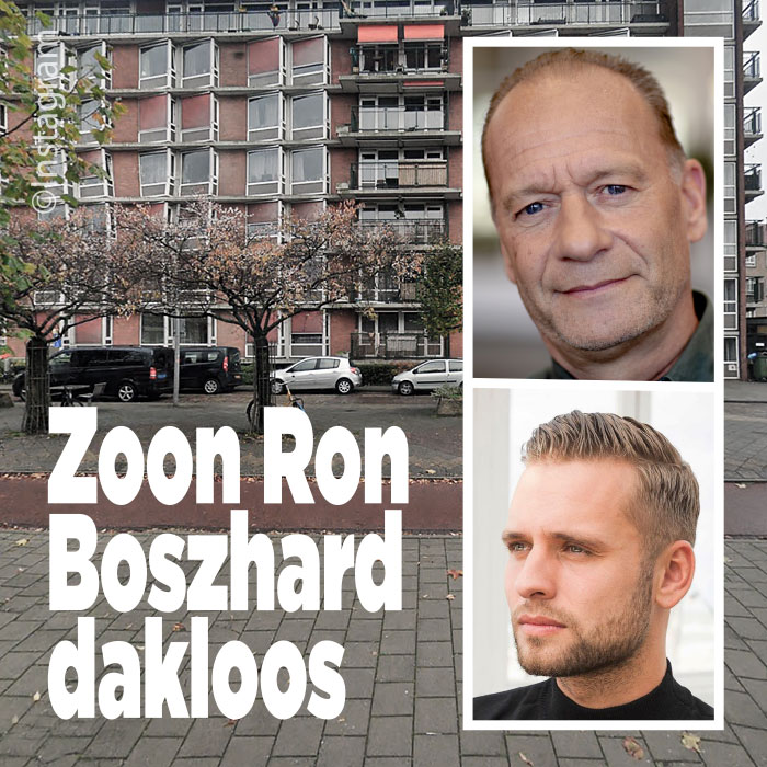 Zoon Ron Boszhard dakloos