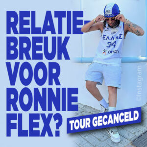 Relatiebreuk voor Ronnie Flex? Tour gecanceld