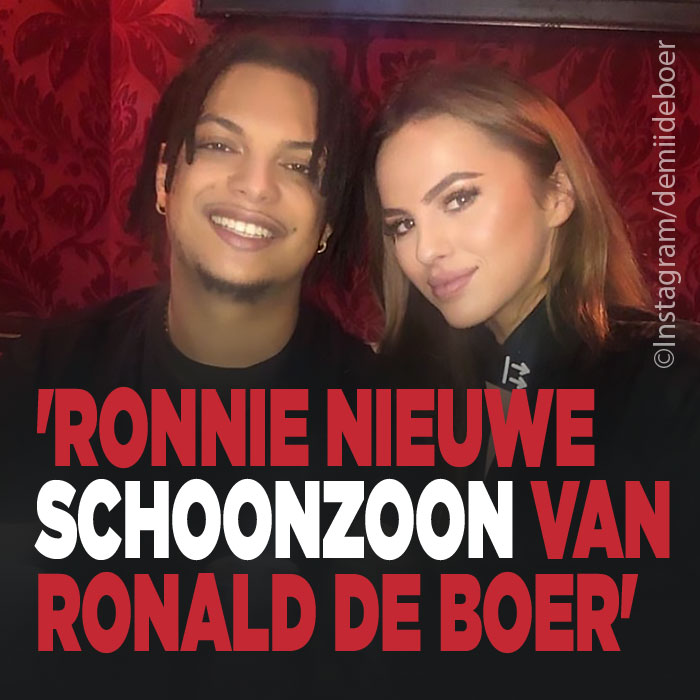 &#8216;Ronnie Flex datet dochter Ronald de Boer&#8217;
