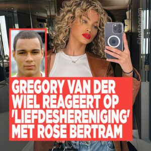 Gregory van der Wiel reageert op &#8216;liefdeshereniging&#8217; met Rose Bertram