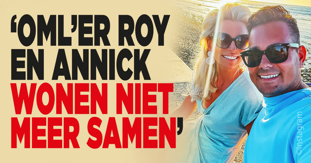Roy en Annick zijn uit elkaar