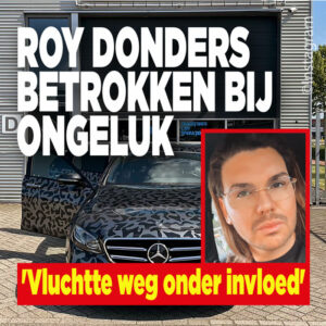 Roy Donders betrokken bij ongeluk: &#8216;Vluchtte weg onder invloed&#8217;