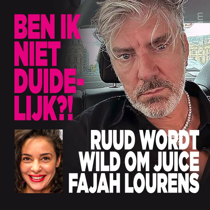 Ruud wordt Wild om juice Fajah Lourens: &#8216;Ben ik niet duidelijk?!&#8217;