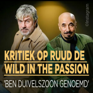 Kritiek op Ruud de Wild in The Passion: &#8216;Ben duivelszoon genoemd&#8217;