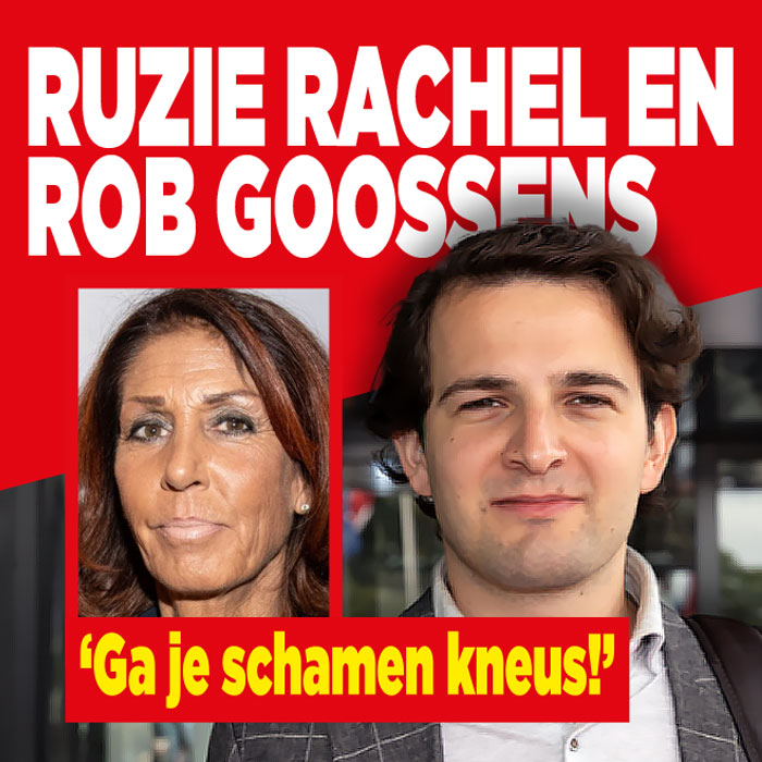 Ruzie Rachel en Rob Goossens: &#8216;Ga je schamen kneus!&#8217;