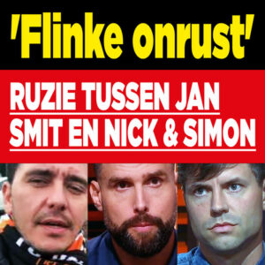 Ruzie tussen Jan Smit en Nick &#038; Simon: &#8216;Flinke onrust&#8217;
