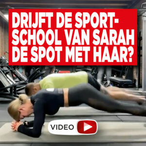 Drijft de sportschool van Sarah van Soelen de spot met haar?