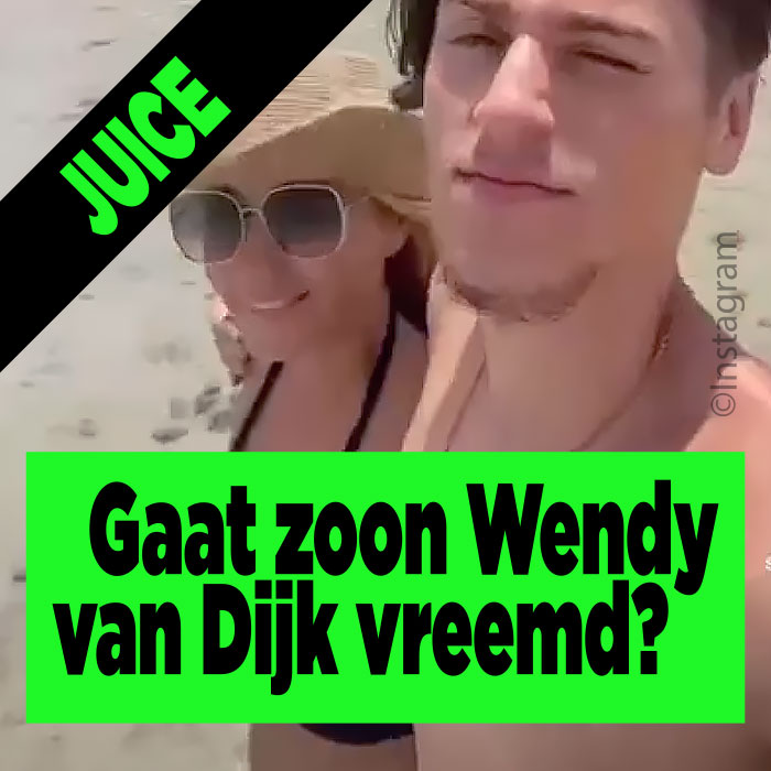 Gaat zoon Wendy van Dijk vreemd?