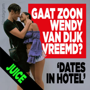Gaat zoon Wendy van Dijk vreemd? &#8216;Afspraakjes in hotel&#8217;
