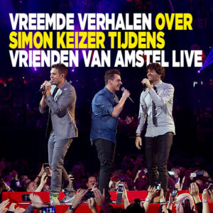 Vreemde verhalen over Simon Keizer tijdens Vrienden van Amstel Live
