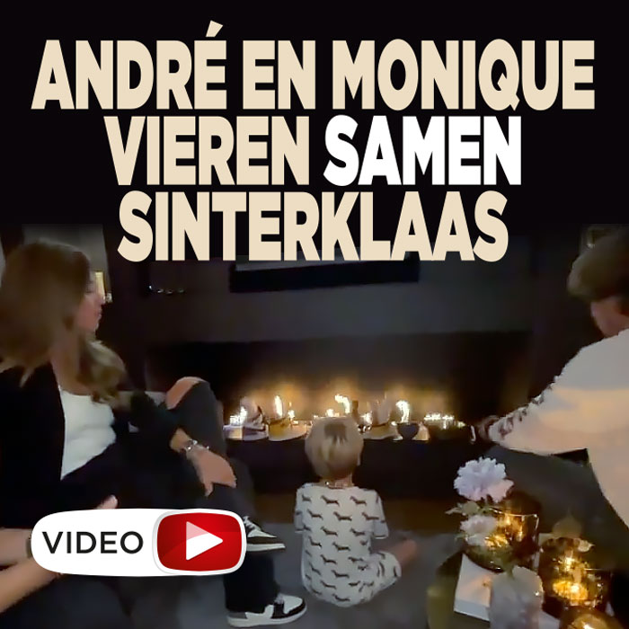 André en Monique vieren Sinterklaas