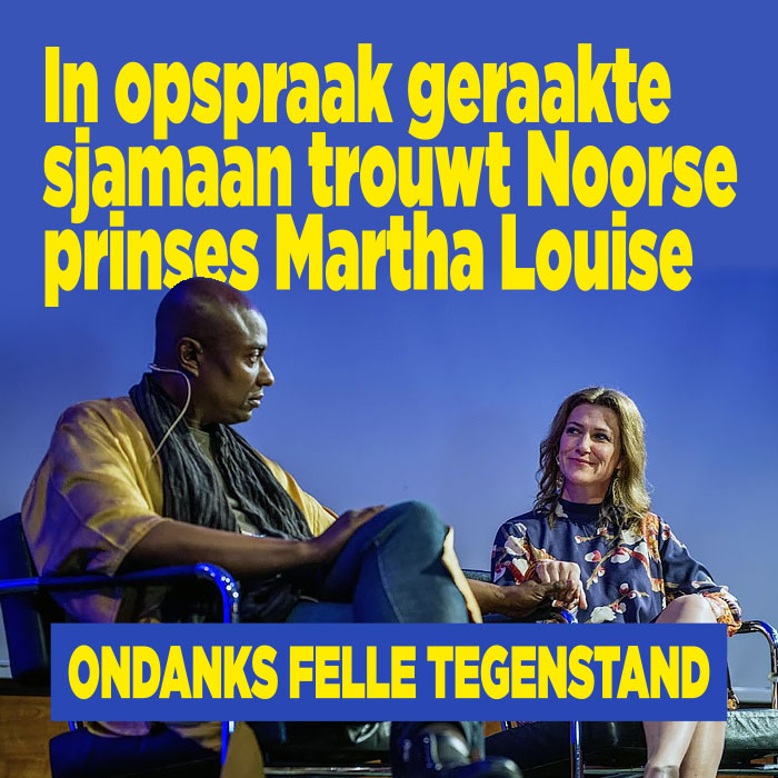 Ondanks felle tegenstand: in opspraak geraakte sjamaan trouwt Noorse prinses Martha Louise