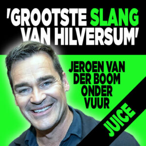 Jeroen van der Boom onder vuur: &#8216;Grootste slang van Hilversum&#8217;