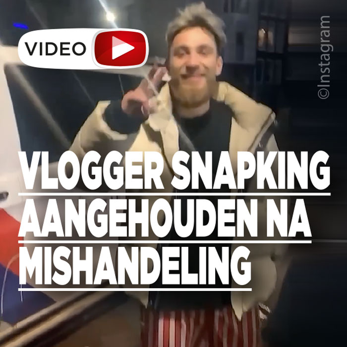 Vlogger Snapking aangehouden na mishandeling
