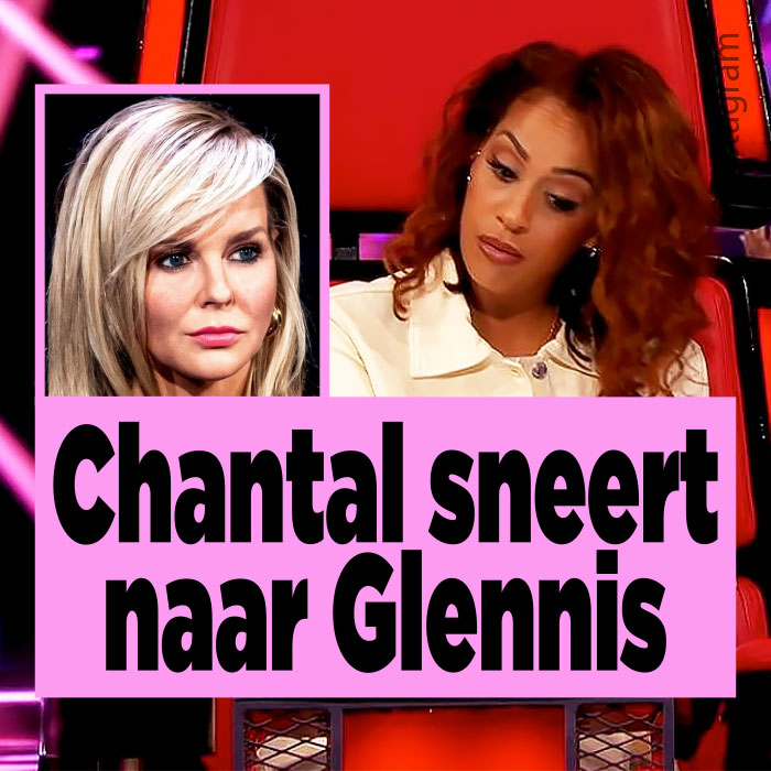 Chantal sneert naar Glennis|