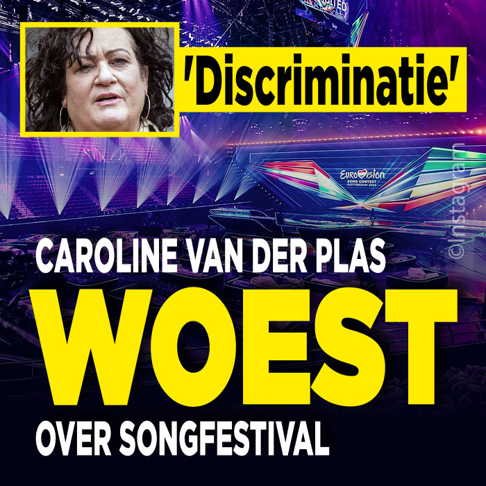 Caroline van der Plas woest over songfestival: &#8216;Discriminatie&#8217;
