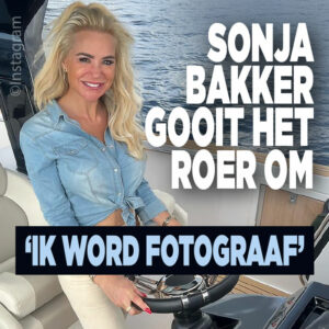 Dieetgoeroe Sonja Bakker gooit het over een andere boeg en wordt fotograaf