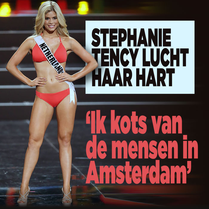 Stephanie Tency lucht haar hart: &#8216;Ik kots van de mensen in Amsterdam&#8217;