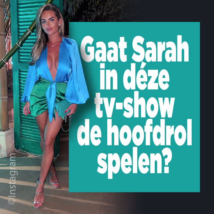 Gaat Sarah van Soelen in déze tv-show de hoofdrol spelen?
