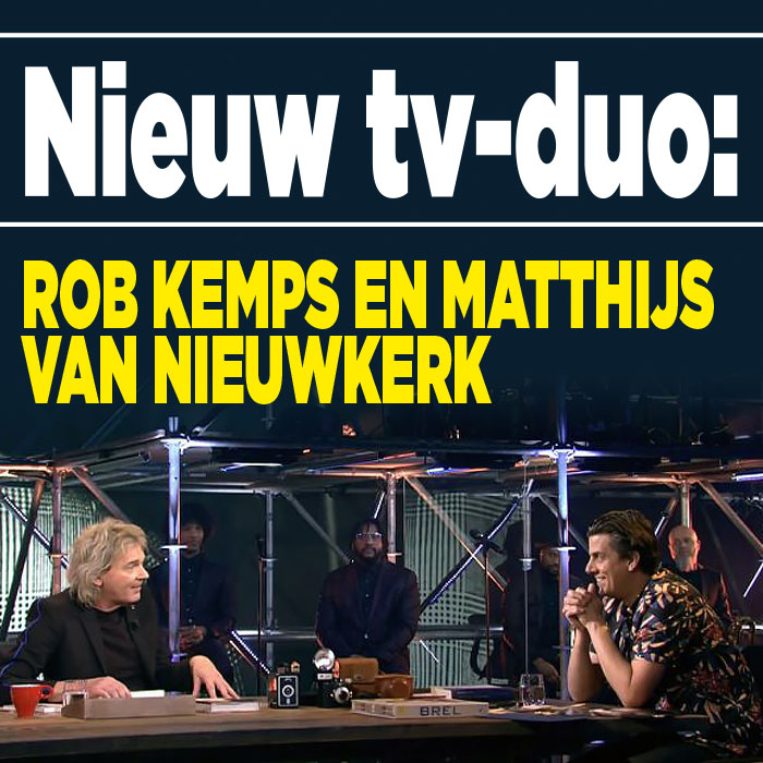 Nieuw tv-duo: Rob Kemps en Matthijs van Nieuwkerk