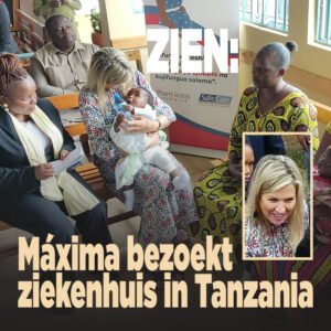ZIEN: Máxima bezoekt ziekenhuis in Tanzania